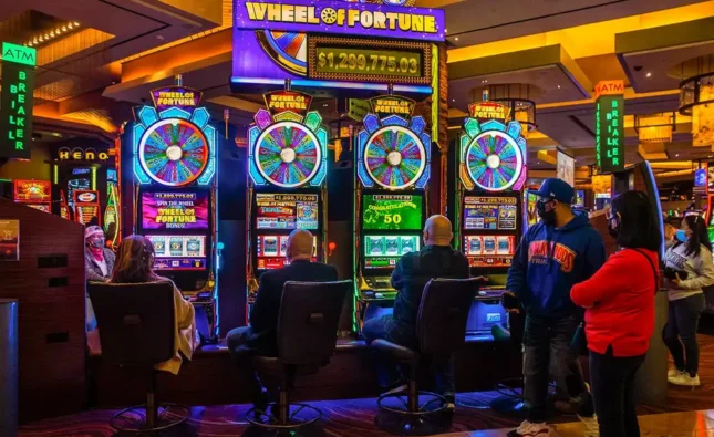 The lawsuit accuses the Wheel of Fortune slot game of having a rigged bonus wheel.